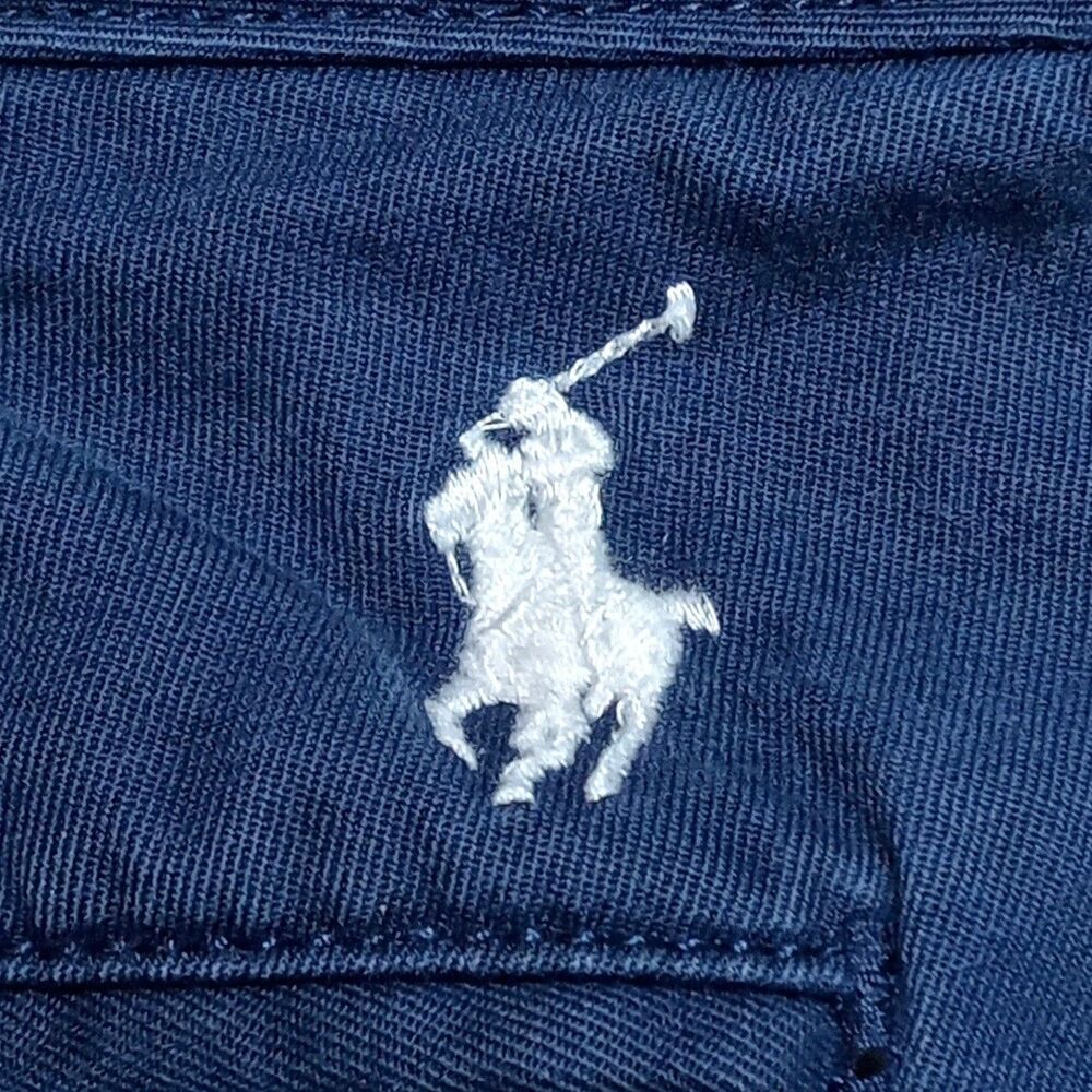 Polo Ralph Lauren Women’s Blue Casual Preppy 3” Chino Shorts Size 8 - Picture 2 of 8